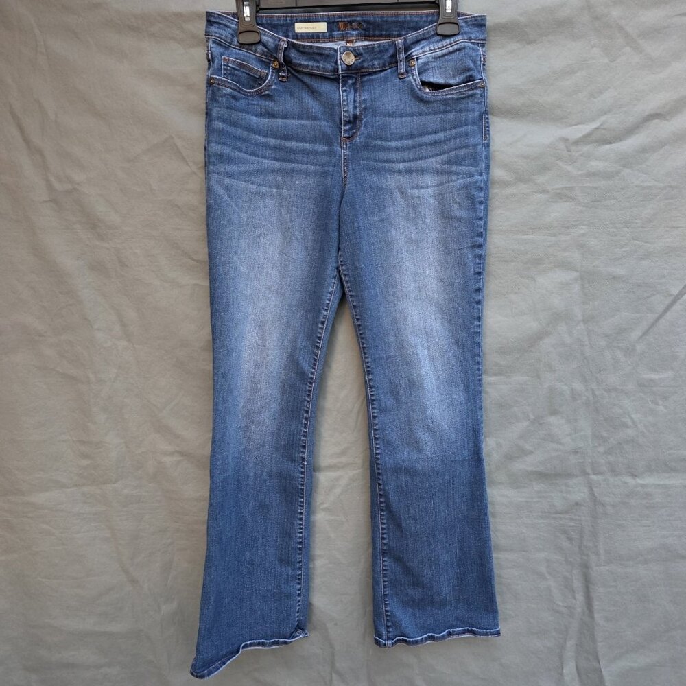 Kut from the Kloth Baby Bootcut Size 16 Short Denim Pants Jeans Dark Wash